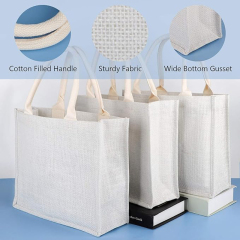 Reusable Jute Tote Bag