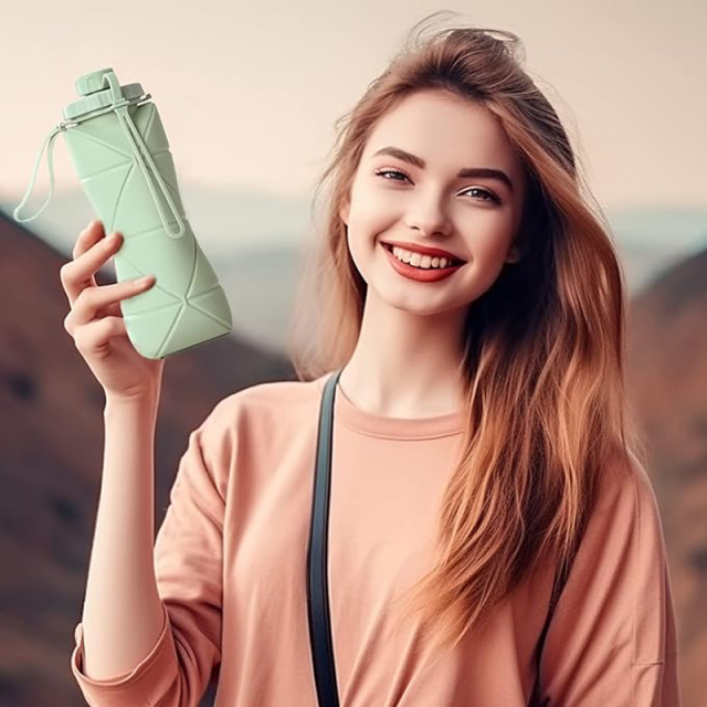 Silicone Foldable Water Bottles