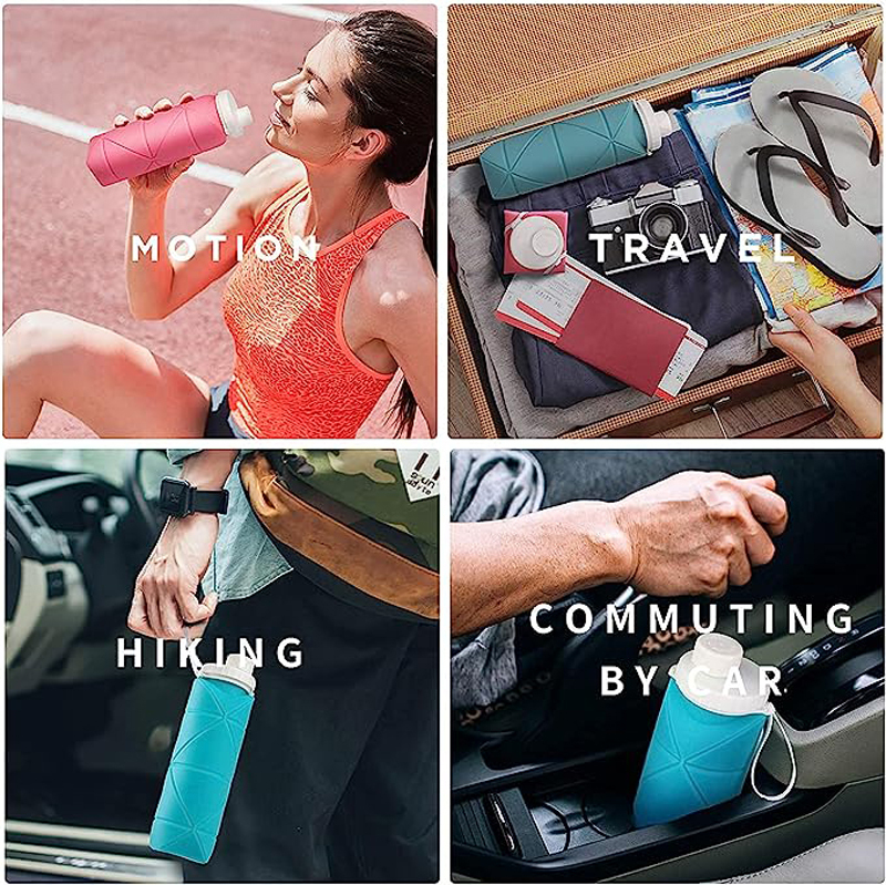 Silicone Foldable Water Bottles