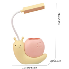 Snail Snail Shape USB Reading Desk Lamp