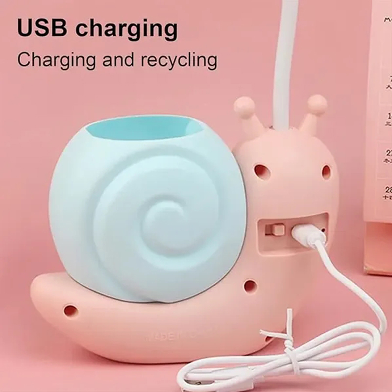 Snail Snail Shape USB Reading Desk Lamp