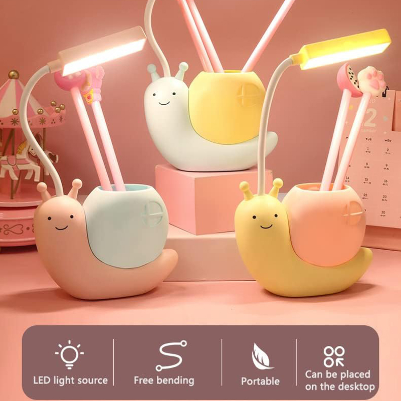 Snail Snail Shape USB Reading Desk Lamp