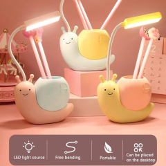 Snail Snail Shape USB Reading Desk Lamp