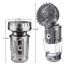 Solar Camping Lantern with Fan