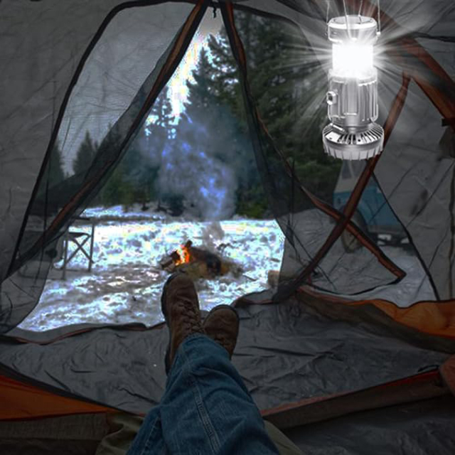 Solar Camping Lantern with Fan