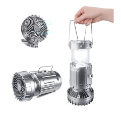 Solar Camping Lantern with Fan
