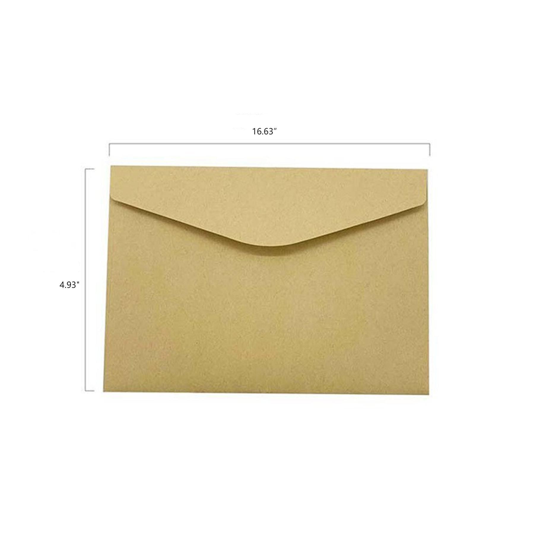 Vintage Business Kraft Paper Envelopes
