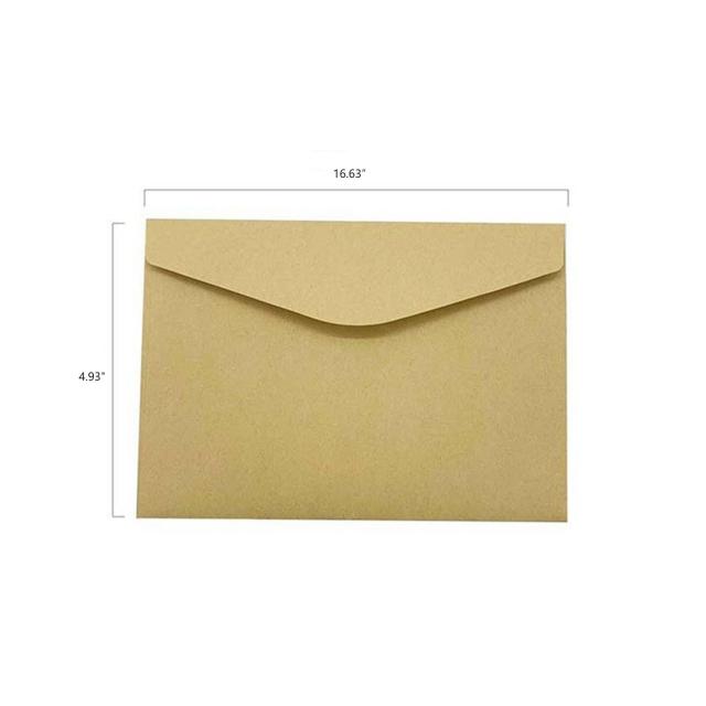 Vintage Business Kraft Paper Envelopes