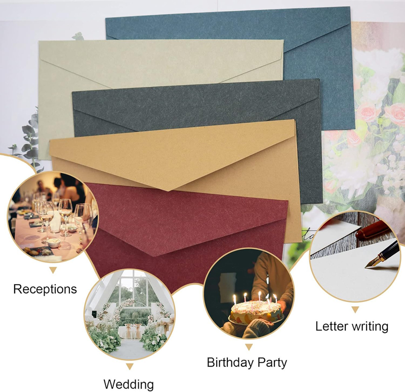 Vintage Business Kraft Paper Envelopes