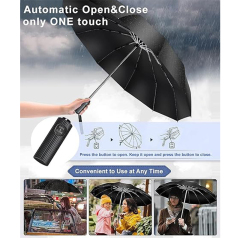 Windproof Travel Automatic umbrella