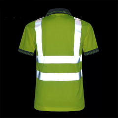 Hi Vis Color Block Reflective Class 2 Safety Workwear Polo