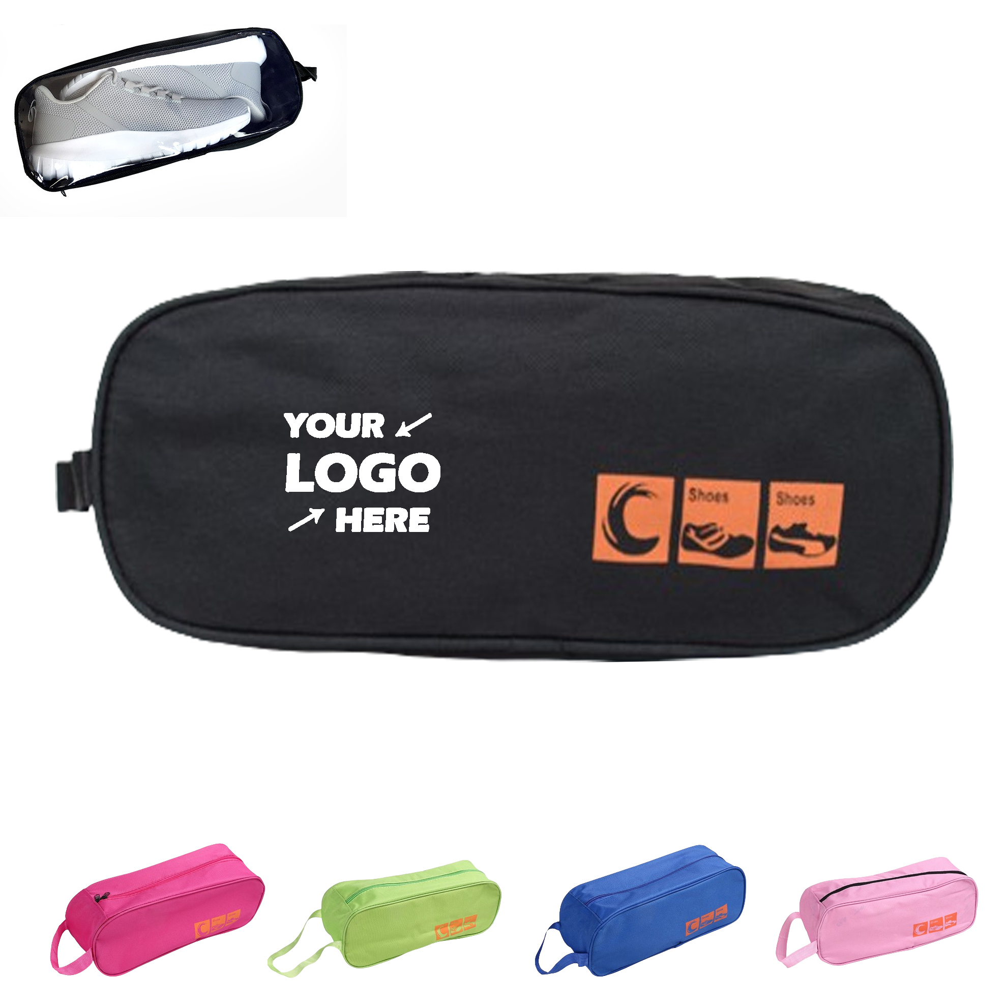 Clear Window Shoe Bag