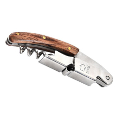 Corkscrew Wine Opener With Wood Handle