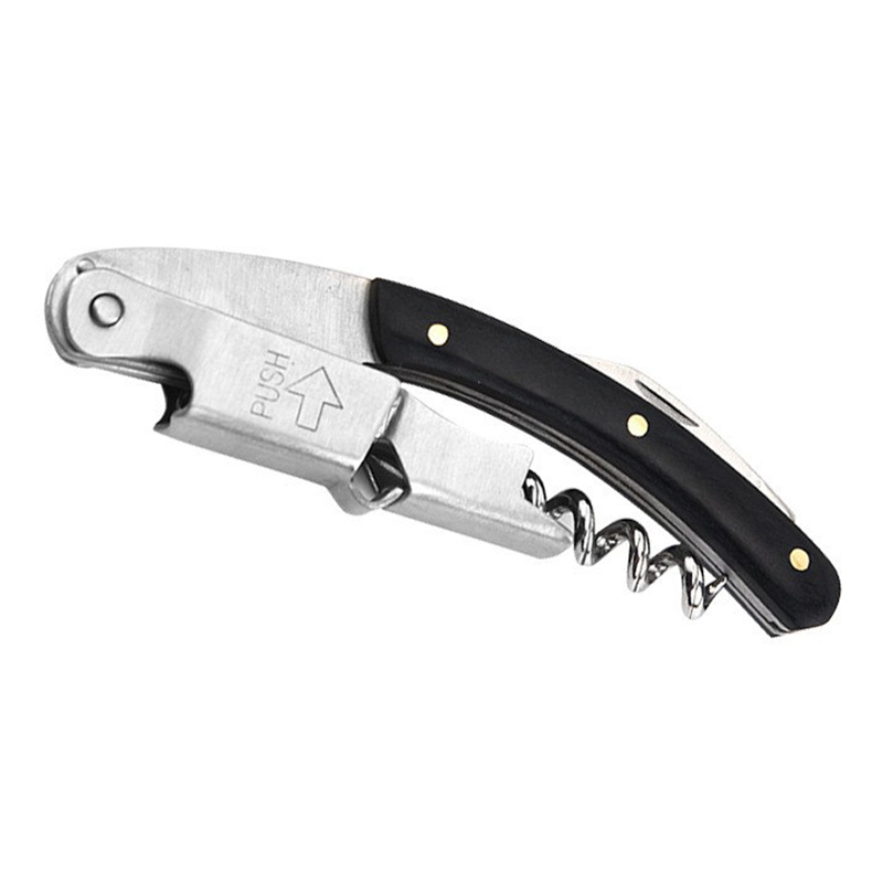 Corkscrew Wine Opener With Wood Handle