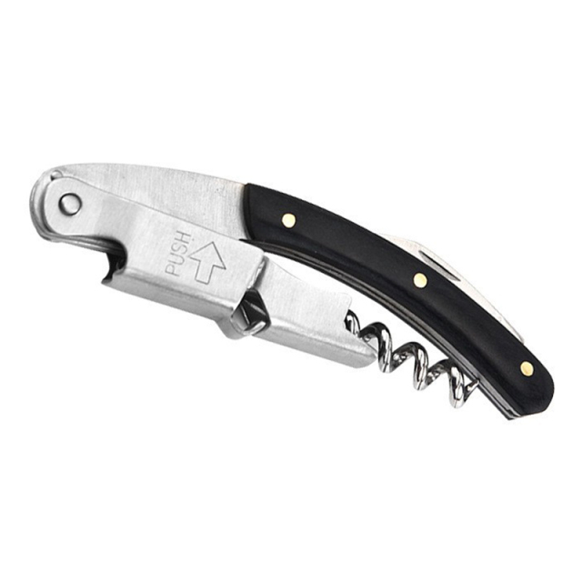 Corkscrew Wine Opener With Wood Handle