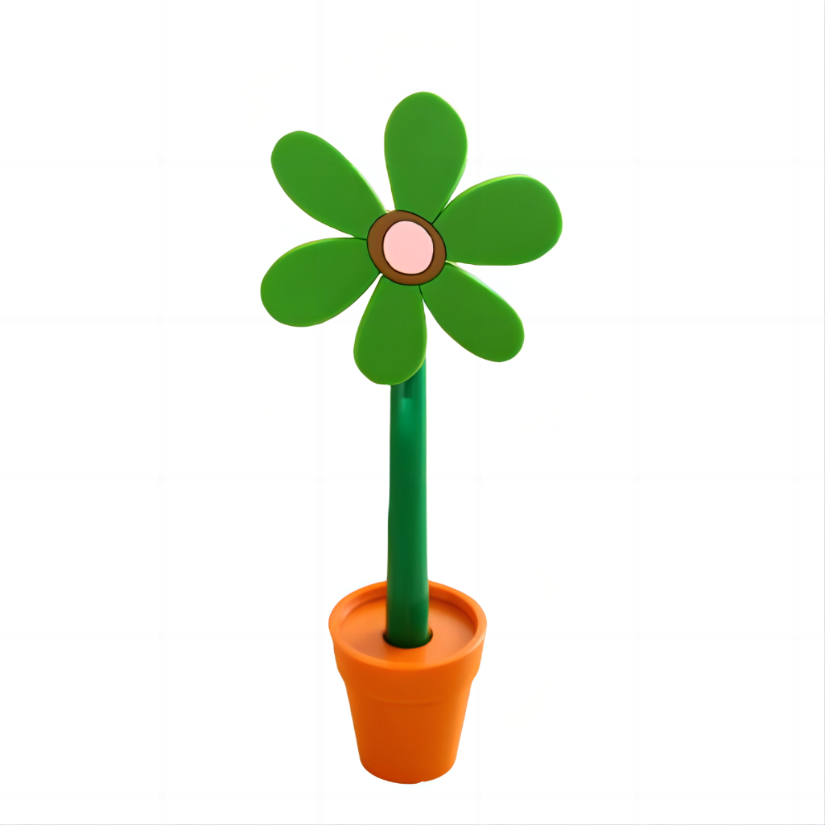 Flower Ballpoint Pen With Pot Stand