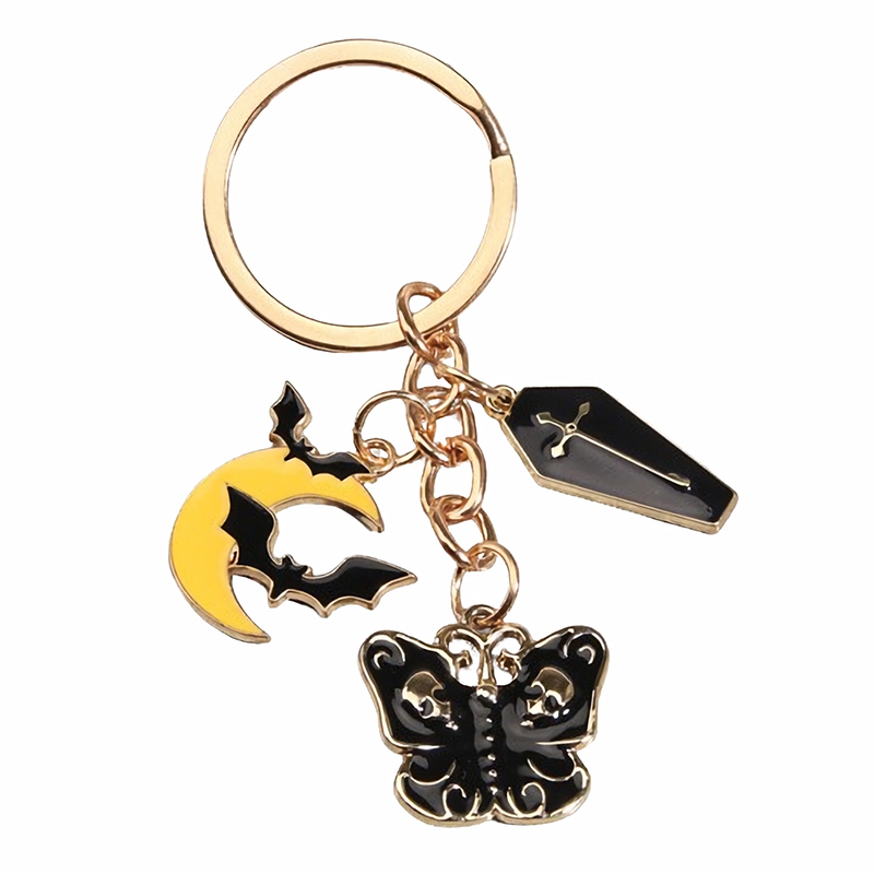 Halloween Alloy Ghost Keychain