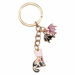 Halloween Alloy Ghost Keychain
