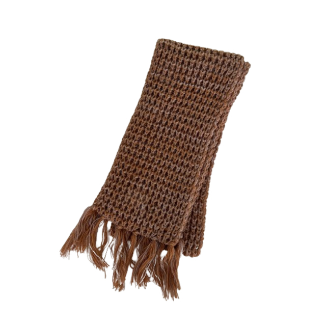 Knit Scarf With Tassels