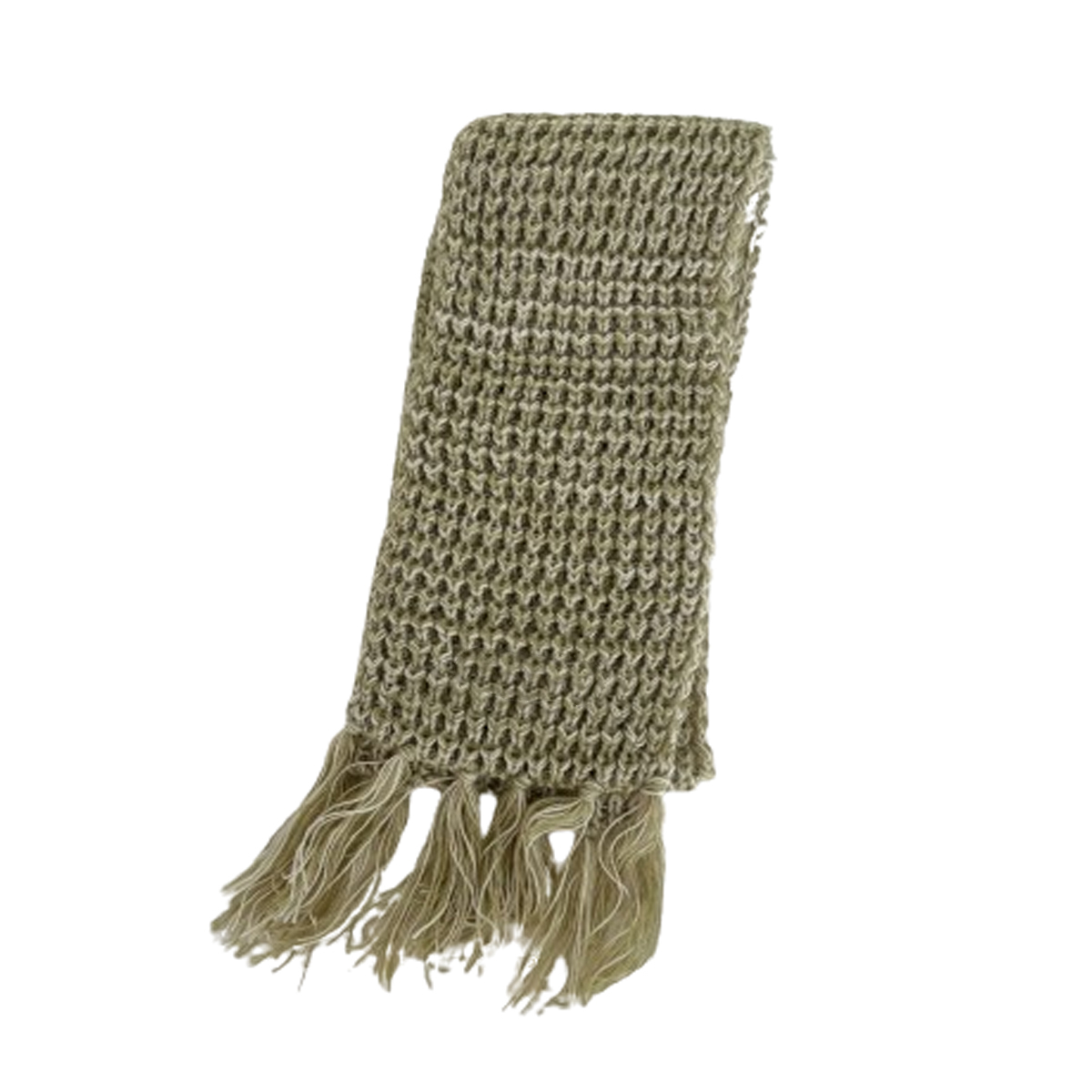 Knit Scarf With Tassels