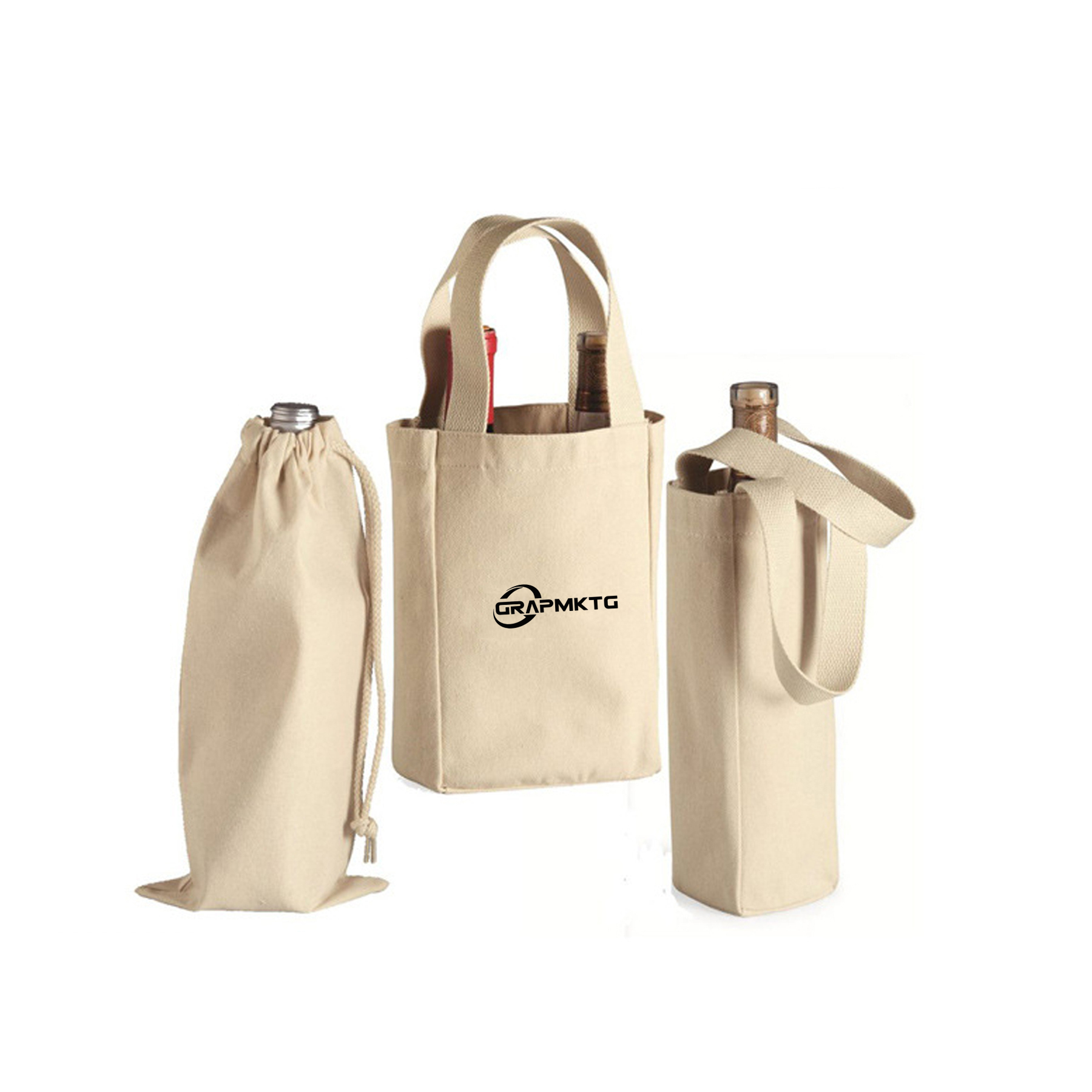 2 Bottle Wine Tote Bag