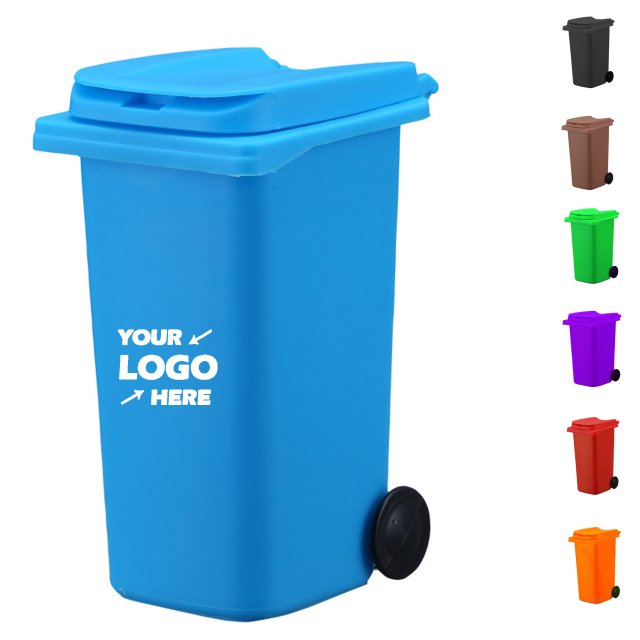 Mini Dustbin Shaped Pen Holder