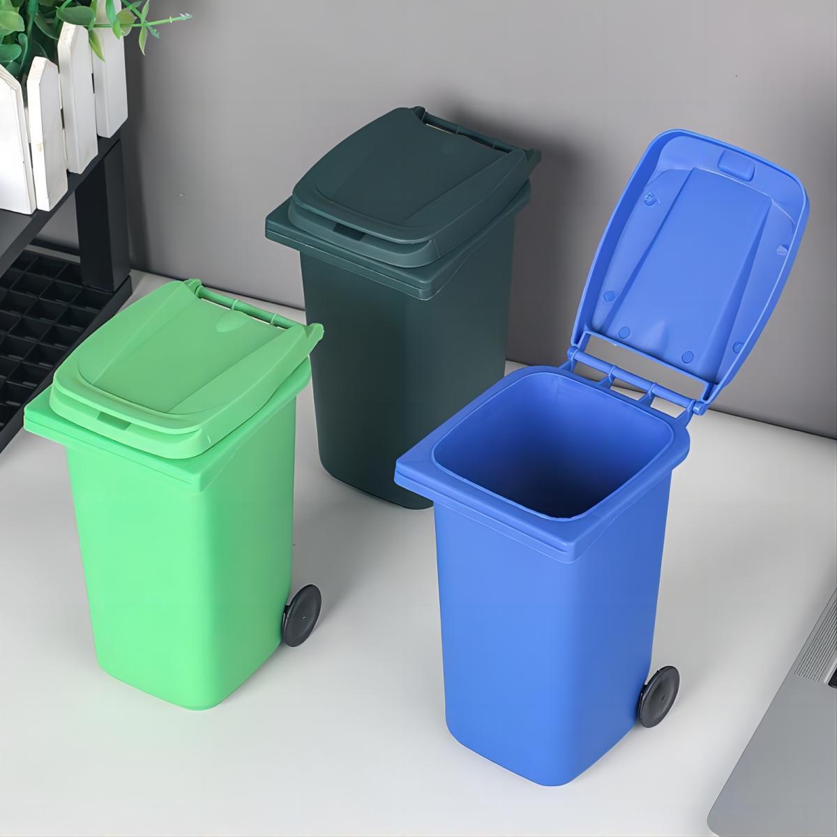 Mini Dustbin Shaped Pen Holder