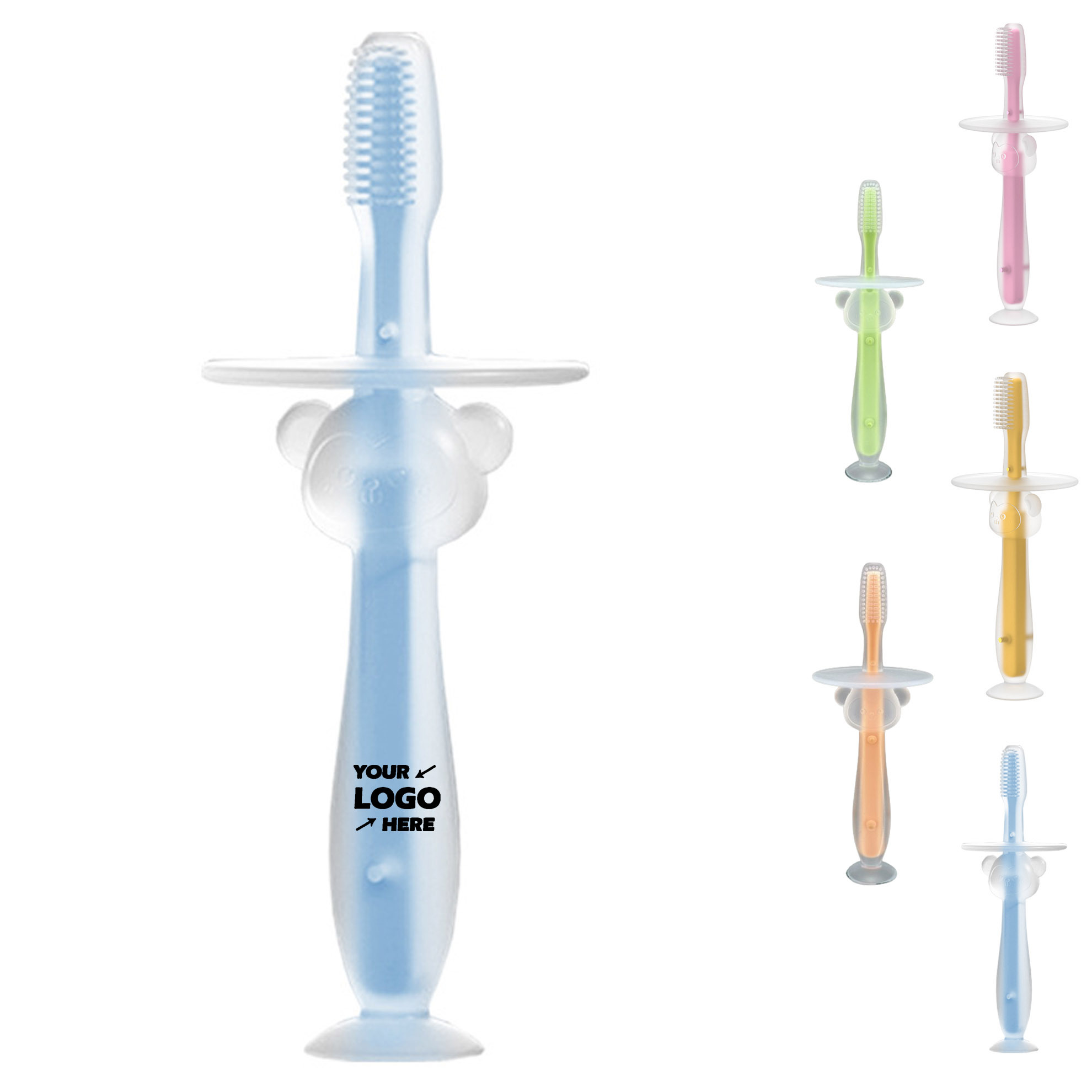 Stand Up Suction Baby Toothbrush