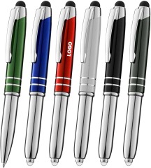 Stylus Pen With LED Flashlight