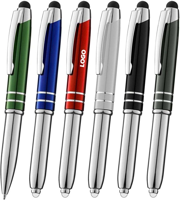 Stylus Pen With LED Flashlight
