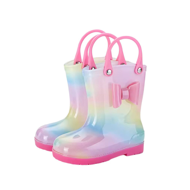 Toddler-Kids Waterproof Rain Boots