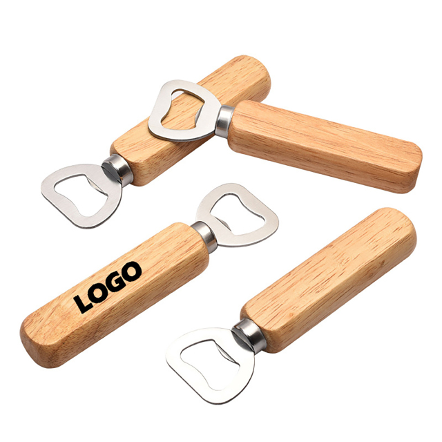 Wooden Handle Beer Bottle Opener