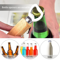 Wooden Handle Beer Bottle Opener