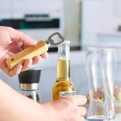 Wooden Handle Beer Bottle Opener