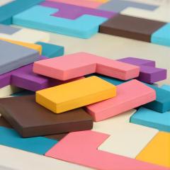 Wooden Tetris Puzzle