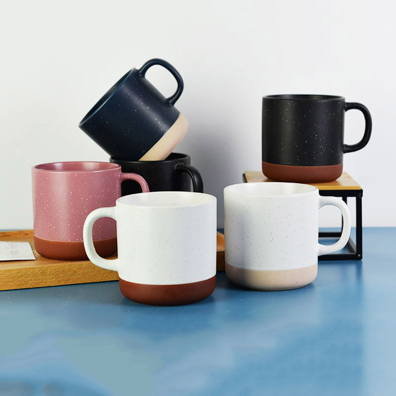 11 oz Cosmic Speckled Clay Coffee CeramicMugs