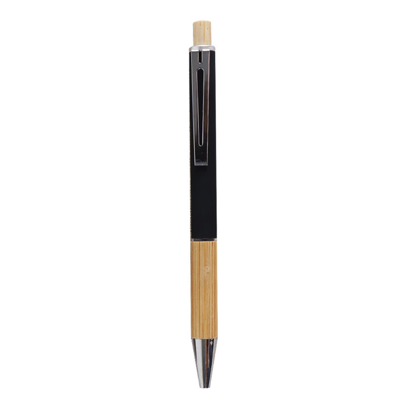 Bamboo Retractable Ball Pens