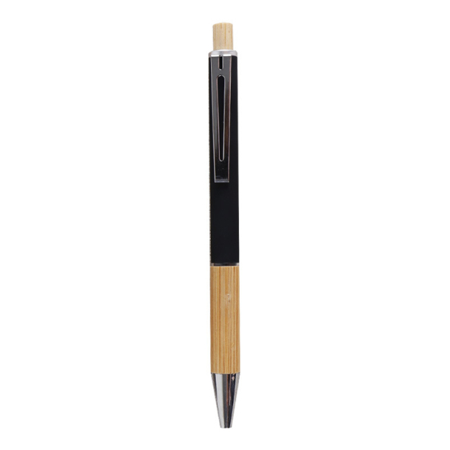 Bamboo Retractable Ball Pens