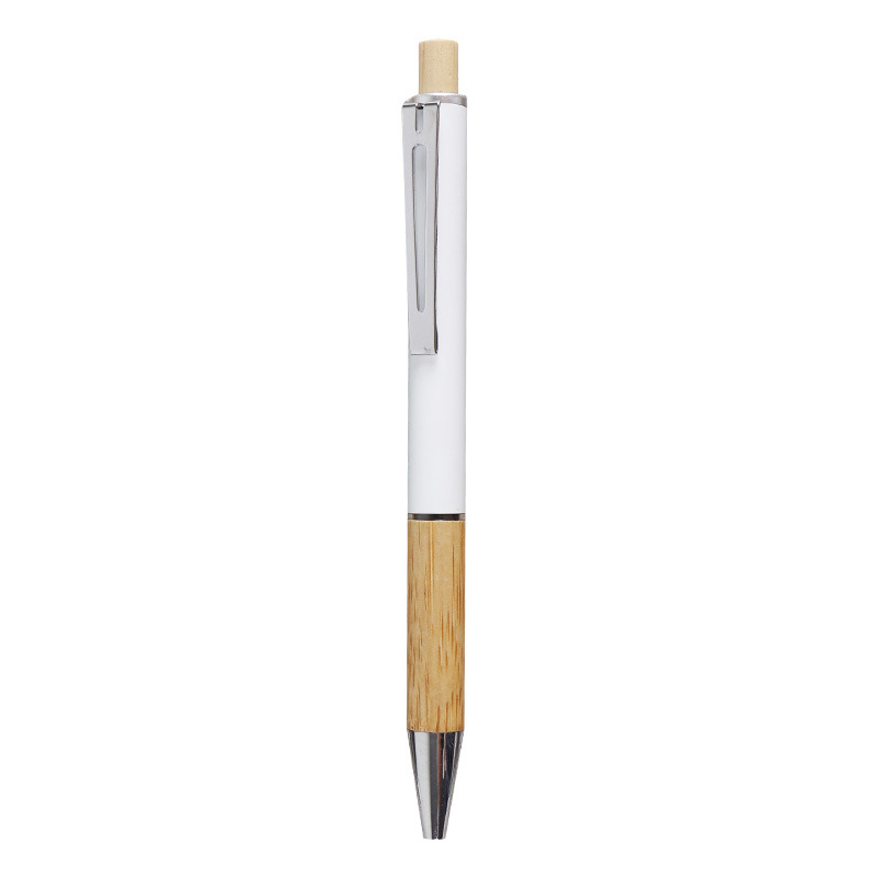 Bamboo Retractable Ball Pens