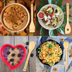Bamboo kitchen Utensil Kit