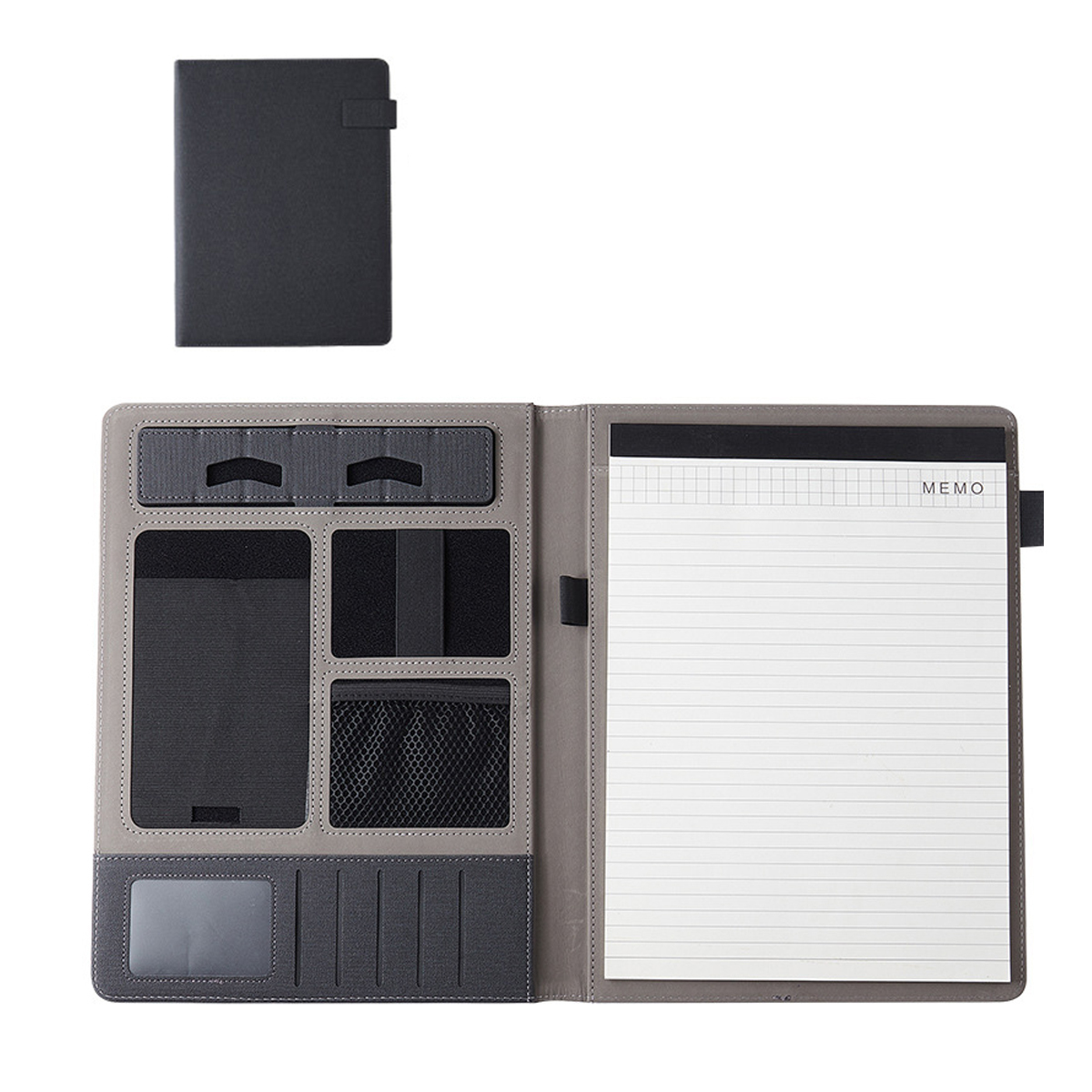 Notebook With Pen&Card Holder
