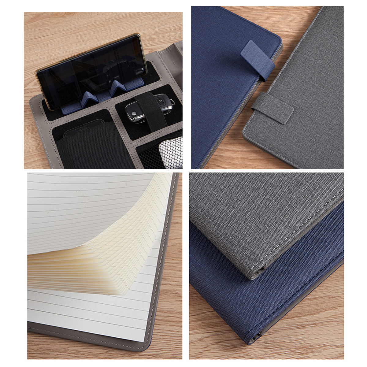 Notebook With Pen&Card Holder