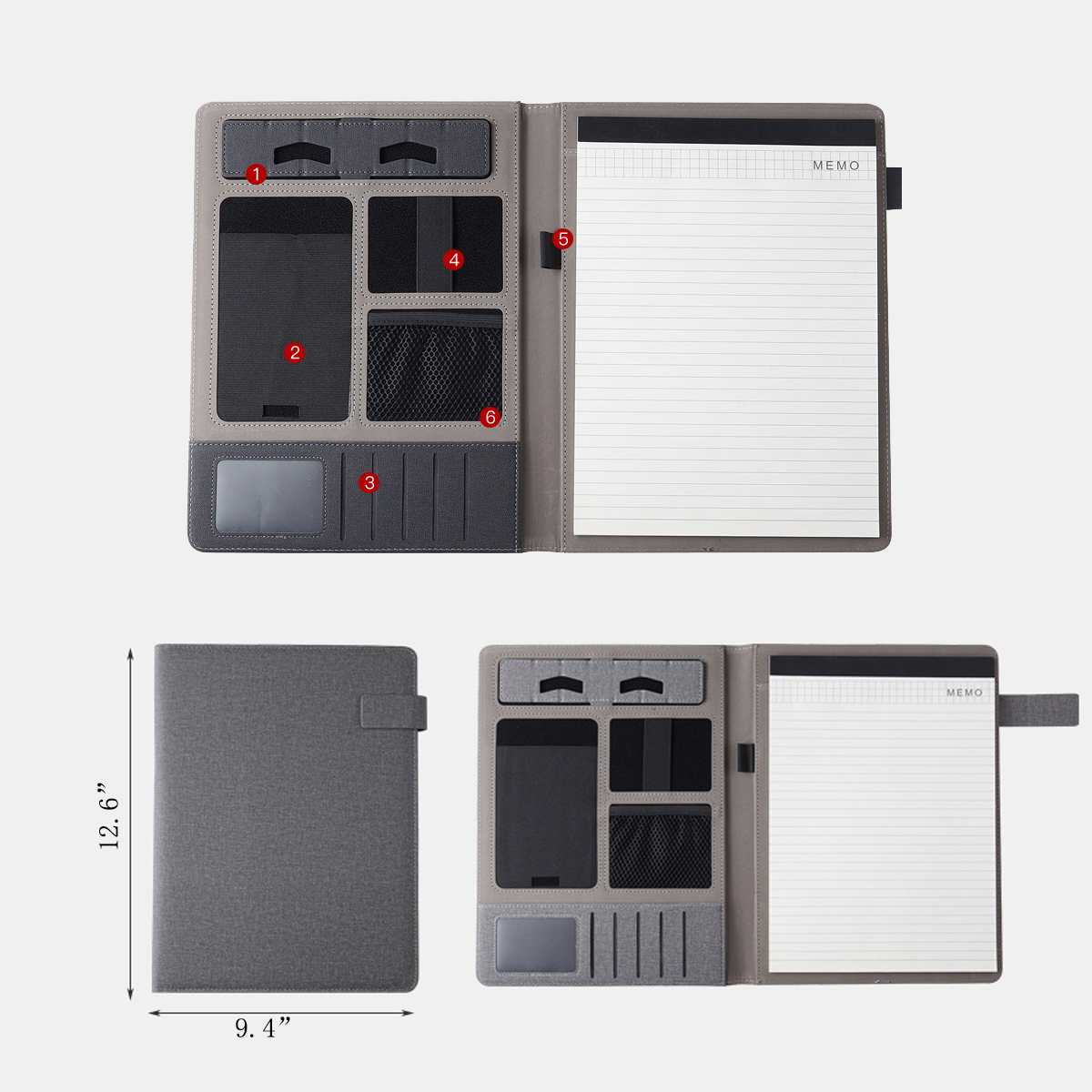 Notebook With Pen&Card Holder