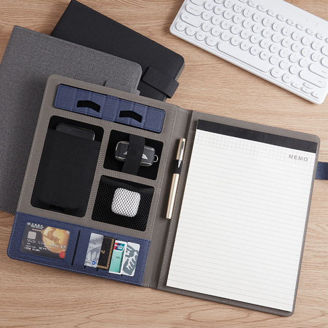Notebook With Pen&Card Holder