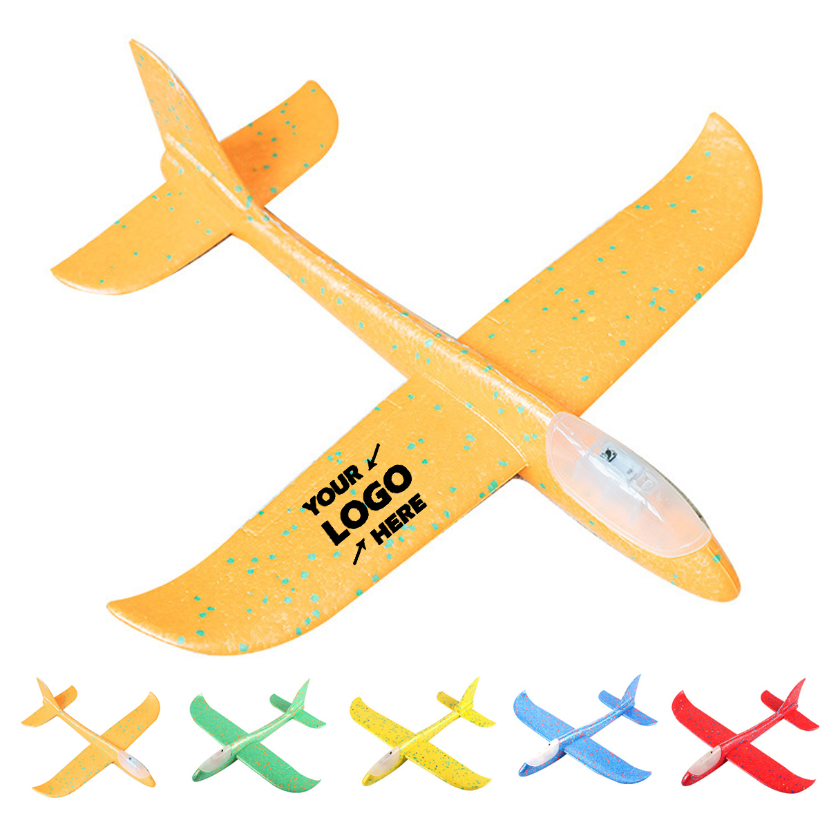 Large LED Throwing Airplane