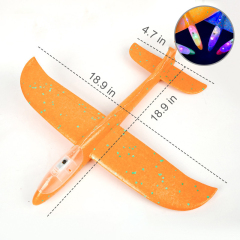 Large LED Throwing Airplane