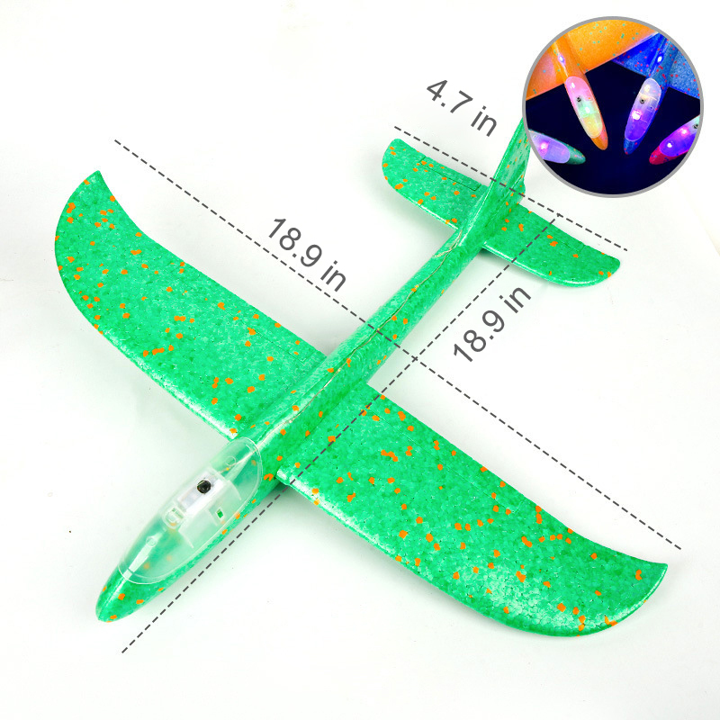 Large LED Throwing Airplane