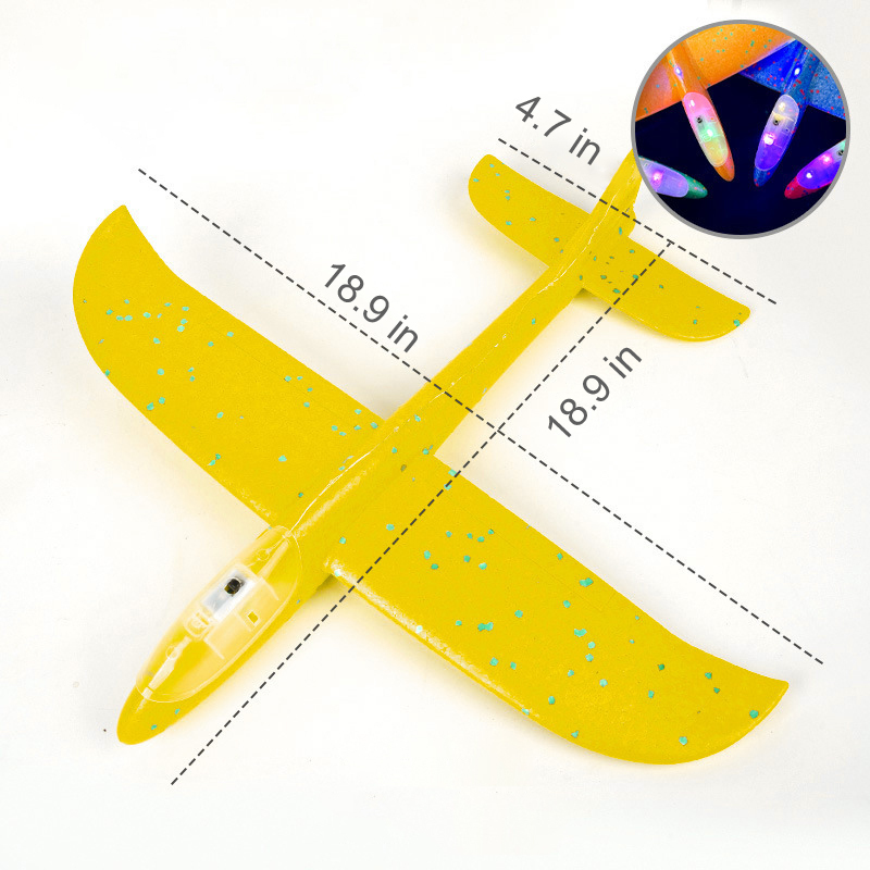 Large LED Throwing Airplane