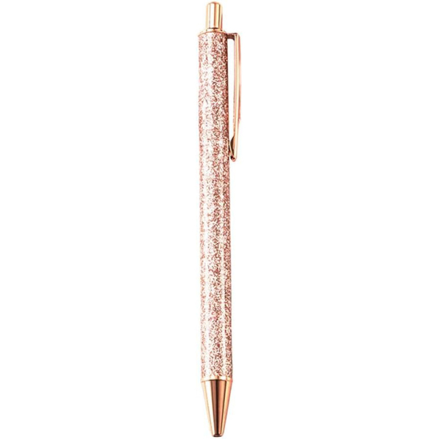 Metal Sequin Crystal Ballpoint Pen