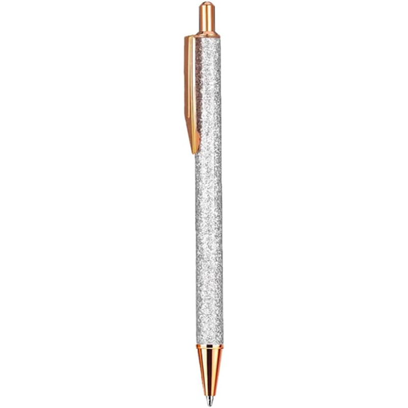 Metal Sequin Crystal Ballpoint Pen